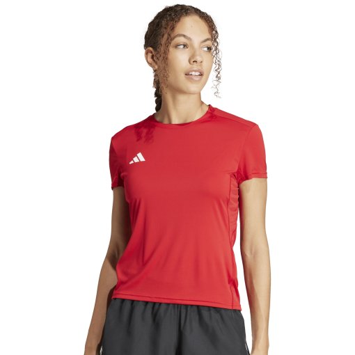 Picture of adidas Adizero Essentials Running Tee Women - tempo red IT1824