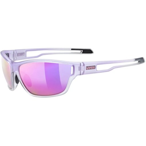 Photo produit de Uvex sportstyle 806 Lunettes vélo - purple fade/mirror purple