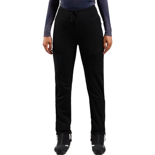 Foto de Odlo Pantalones Esquí de Fondo Cortaviento Mujer - Zeroweight X-Warm - negro