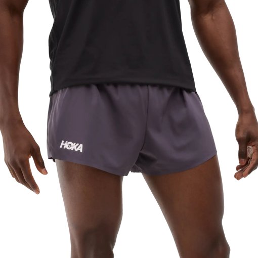 Photo produit de Hoka Race Day Short fendu pour hommes - squid ink