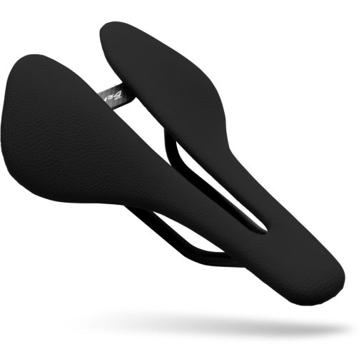 Photo produit de Berk Lupina Short Selle en Carbone - 150mm | Black Natural Leather