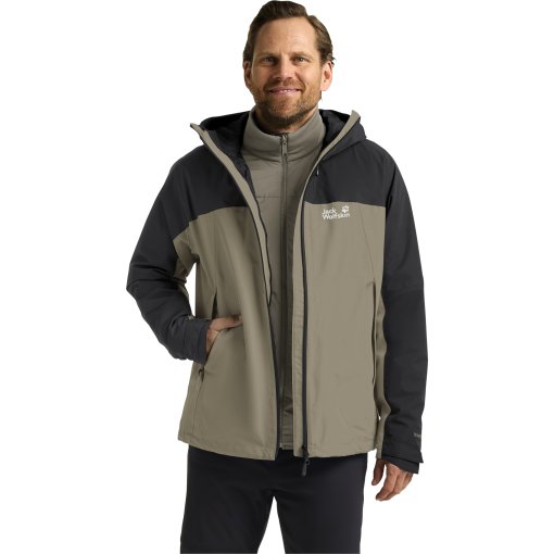 Foto de Jack Wolfskin Chaqueta Hombre - Wild Places 3In1 - linen