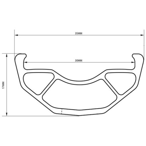 CHROMAG BA30 Rim - 32 Hole - 29