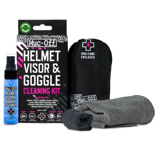 Foto de Muc-Off Kit de Limpieza de Viseras, Lentes y Gafas V2 - negro