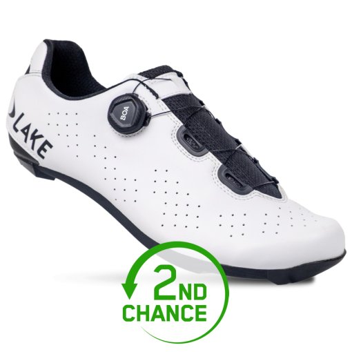 Produktbild von Lake CX178 Rennradschuhe Herren - Wide - weiß/schwarz - B-Ware