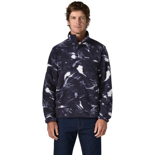 Foto de Patagonia Jersey Polar Hombre - Lightweight Synchilla Snap-T - Polar Breeze: Sunken Blue