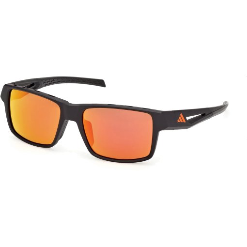 Produktbild von adidas Kleon SP0125 Brille - Matte Black / Roviex Mirror
