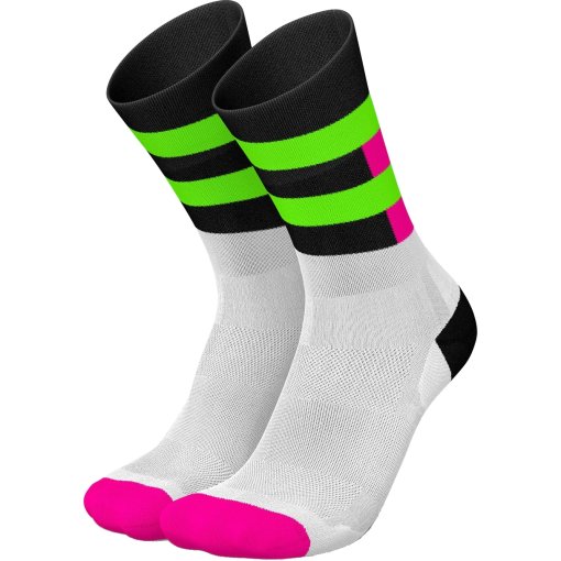 Productfoto van INCYLENCE Ultralight Spirals Sokken - Black Green