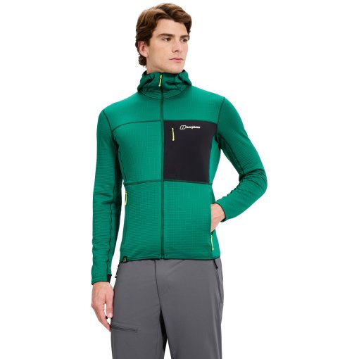 Foto de Berghaus Sudadera con Capucha Hombre - Ridge-Hiker - Meadow Green/Jet Black