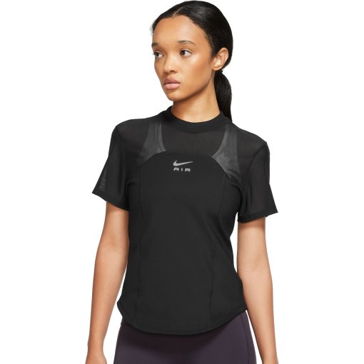 Foto de Nike Camiseta de correr Mujer - Dri-FIT Air - negro/negro/blanco DX0265-010