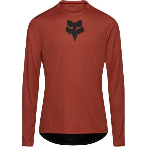 Picture of FOX Ranger MTB Long Sleeve Jersey Men - Fox Head - amber scarlet