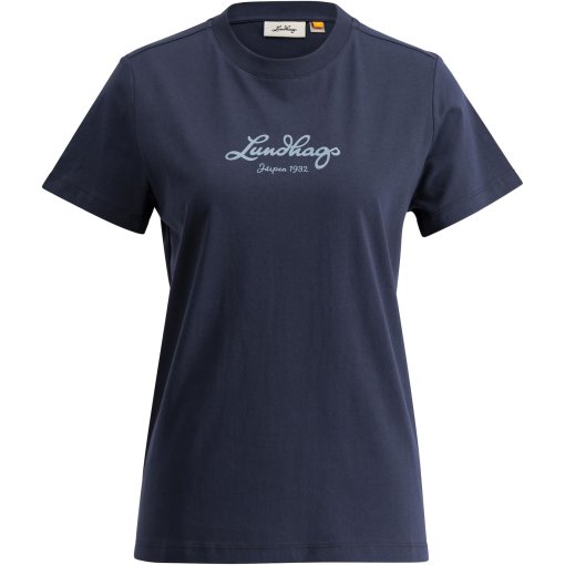 Foto de Lundhags Camiseta Mujer - Järpen Logo - Deep Blue 75350