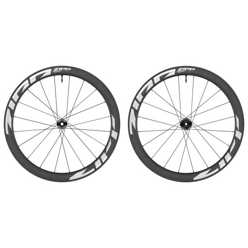 Picture of ZIPP 404 S Wheelset - 28&quot; | Carbon | Hookless | Centerlock - 12x100mm | 12x142mm - white decals