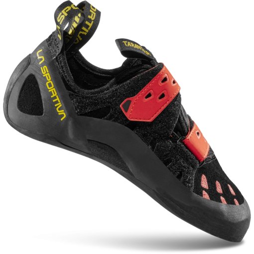 Photo produit de La Sportiva Chaussons Escalade Homme - Tarantula II - Black/Poppy