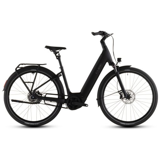 Productfoto van CUBE SUPREME RT HYBRID Deluxe EX 600 - Easy Entry - E-Bike - 2026 - 28“ – black / chrome