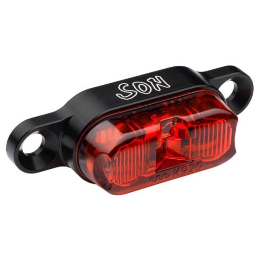 Foto de SON Luz trasera DC para pedelecs - montaje de la Portaequipaje - DC 6-12V - negro / rojo