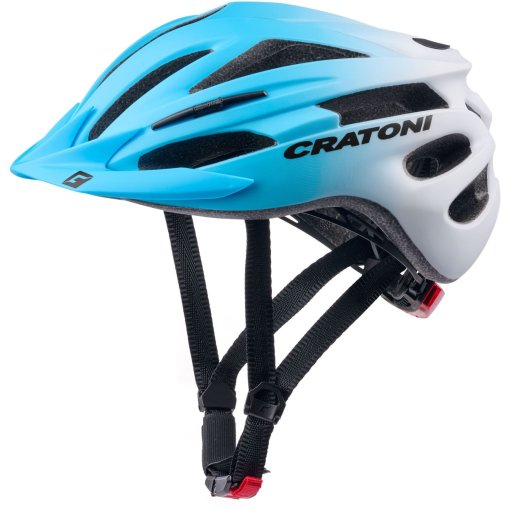 Photo produit de CRATONI Pacer Jr. Casque Vélo Jeune - blue-white matt