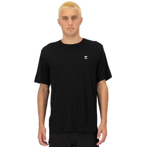 Foto de Mons Royale Camiseta Hombre - Tarn Merino - negro