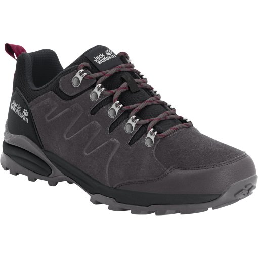 Foto de Jack Wolfskin Zapatillas Trekking Mujer - Refugio Texapore Low - dark steel / purple