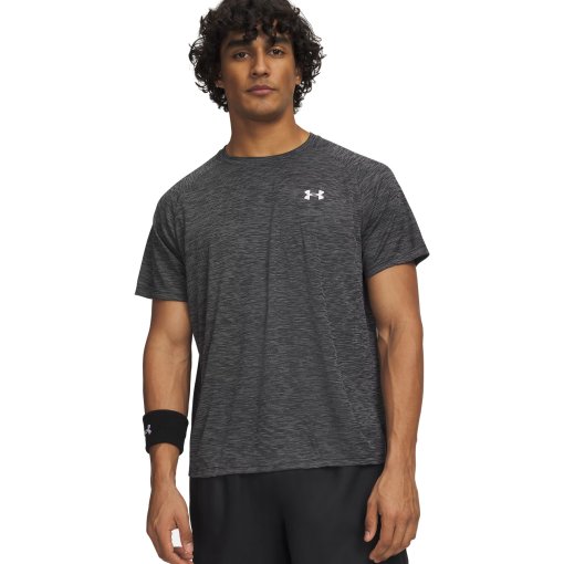 Imagen de Under Armour Camiseta de Manga Corta Hombre - UA Tech™ Textured - Black/White