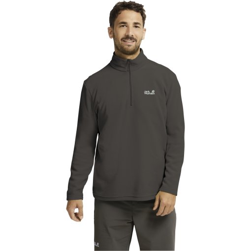 Productfoto van Jack Wolfskin Taunus 100 Half Zip Trui Heren - flint
