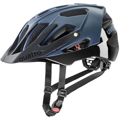 Produktbild von Uvex quatro cc Fahrradhelm - dusk blue-black matt