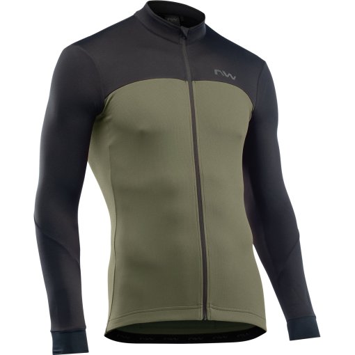 Immagine prodotto da Northwave Maglia a Maniche Lunghe Uomo - Force 2 - nero/forest green 02