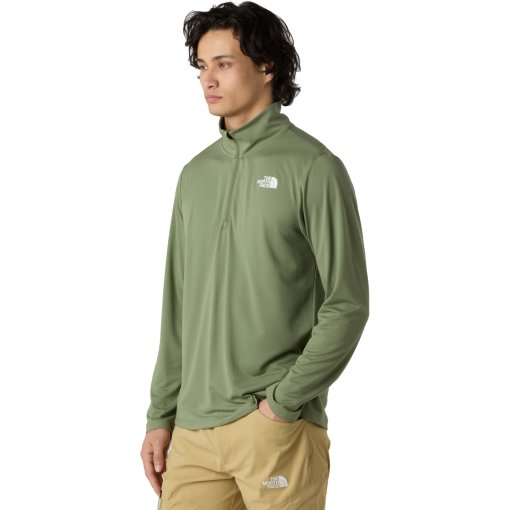 Foto de The North Face Camiseta de Manga Larga Hombre - 24/7 1/4 Zip - Bark Mist