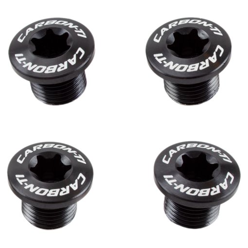 Produktbild von Carbon-Ti X-Fix Kettenblattschrauben für X-Ring Evo - schwarz