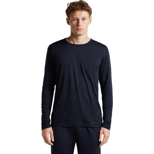 Foto de Icebreaker Merino 150 Lodge Camiseta de manga larga para hombres - Midnight Navy
