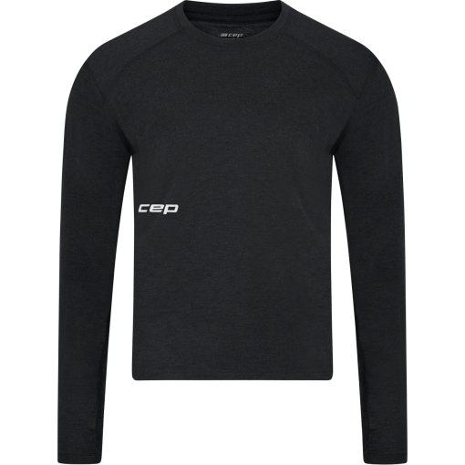 Immagine prodotto da CEP Maglia a Maniche Lunghe Uomo - Core Run Merino - nero