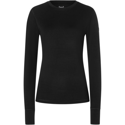Foto de SUPER.NATURAL Camiseta Interior Manga Larga Mujer - Lux Base - Jet Black