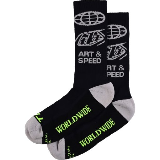 Kuva tuotteesta Troy Lee Designs Performance Socks - Worldwide Black