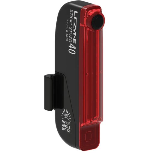 Photo produit de Lezyne Lumière Arrière Vélo - Stick+ STVZO - noir