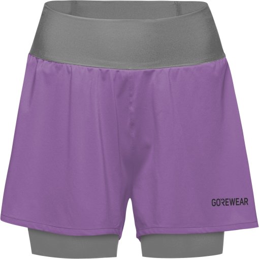 Foto de GOREWEAR Pantalones Cortos Mujer - Concurve 2en1 - scrub purple/lab gray BXBF