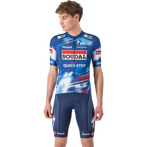 Foto de Castelli Culotte Corto con Tirantes Ciclismo Hombre - Competizione 2 Team Soudal Quick-Step - belgian blue 424