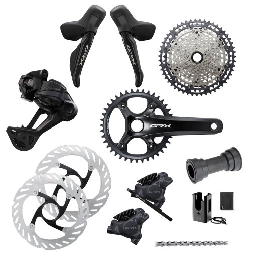 Photo produit de Shimano Groupe de Dérailleur - GRX 717 - Di2 | 1x12 Vitesses - Offre spéciale