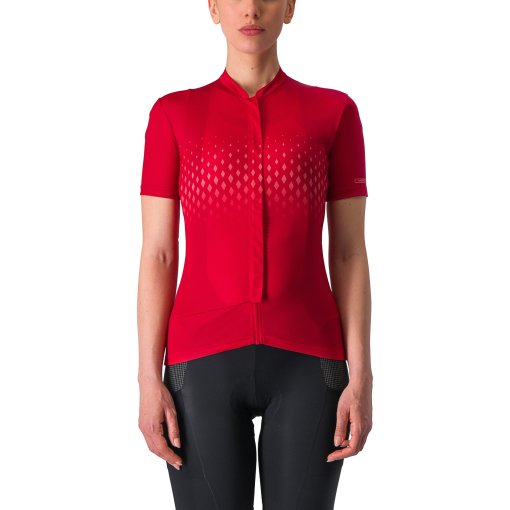 Foto de Castelli Maillot de Manga Corta Mujer - Unlimited Sentiero 3 - rich red/mineral red 645