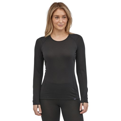 Foto de Patagonia Ropa Interior Mujer - Capilene Thermal Weight Crew - negro