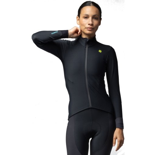 Foto de Alé Maillot de Manga Larga Hidrófugo Mujer - KLIMATIK K-IDRO - negro