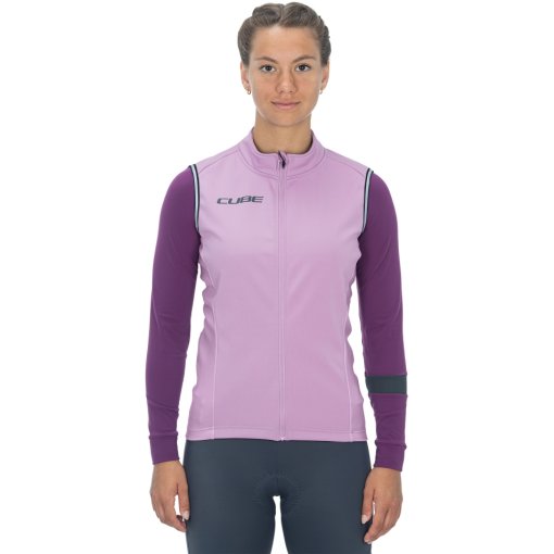 Foto de CUBE Chaleco Softshell Mujer - BLACKLINE - púrpura