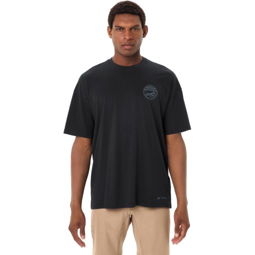 Photo produit de Vaude T-Shirt Manches Courtes Homme - Cyclist Casual - noir