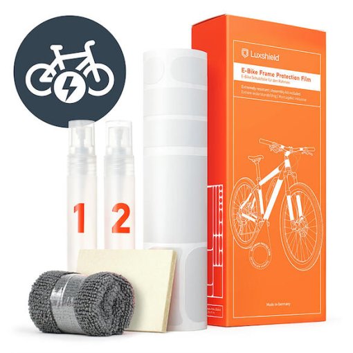 Immagine prodotto da Luxshield Pellicola Protettiva per Telaio - Universal E-Bike - 20 Pezzi - opaco