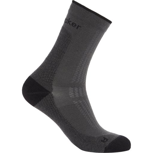 Foto de Icebreaker Calcetines Mujer - Merino Hike+ Ultralight Quarter - Obsidian/Negro