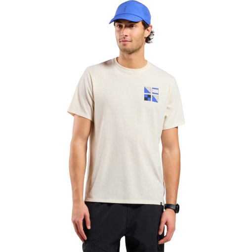 Picture of Odlo Cotton Blend Odlo Flags T-Shirt Men - gardenia