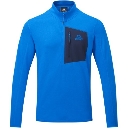 Immagine prodotto da Mountain Equipment Maglia a Maniche Lunghe Uomo - Lumiko Zip T ME-005360 - atlantic/cosmos