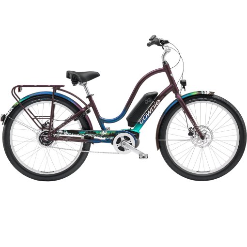 Productfoto van Electra Townie Go! 5i Step-Thru - 26&quot; City E-Bike - 2025 - matte violet fade