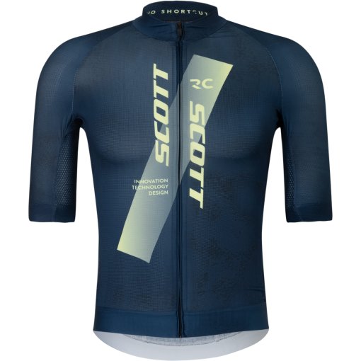 Produktbild von SCOTT RC PRO Kurzarmtrikot Herren - dark blue/acid yellow
