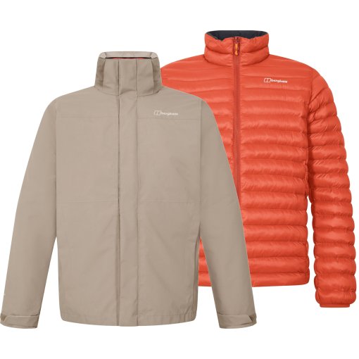 Foto de Berghaus Chaqueta 3 en 1 Gore-Tex Hydroloft® Hombre - Hillwalker 2.0 Gemini - Char/Mica