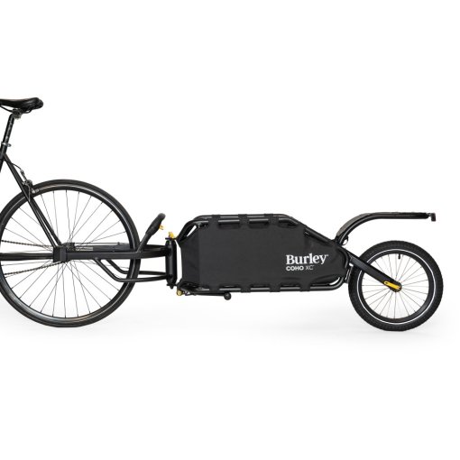 Bike Cargo Trailer With 65L Foldable Storage Box And Reflectors, Blue